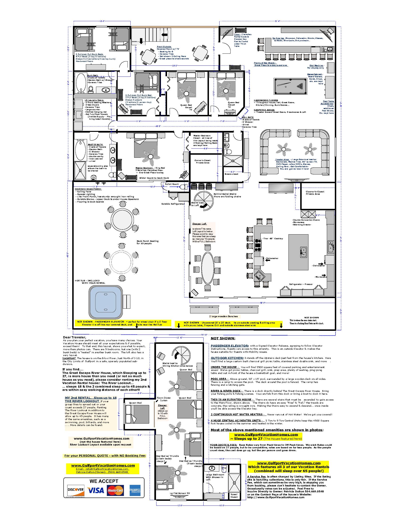 The photos you've just viewed have been organized like a "walk through" of the property.  Now see the floor plan and it should all come together