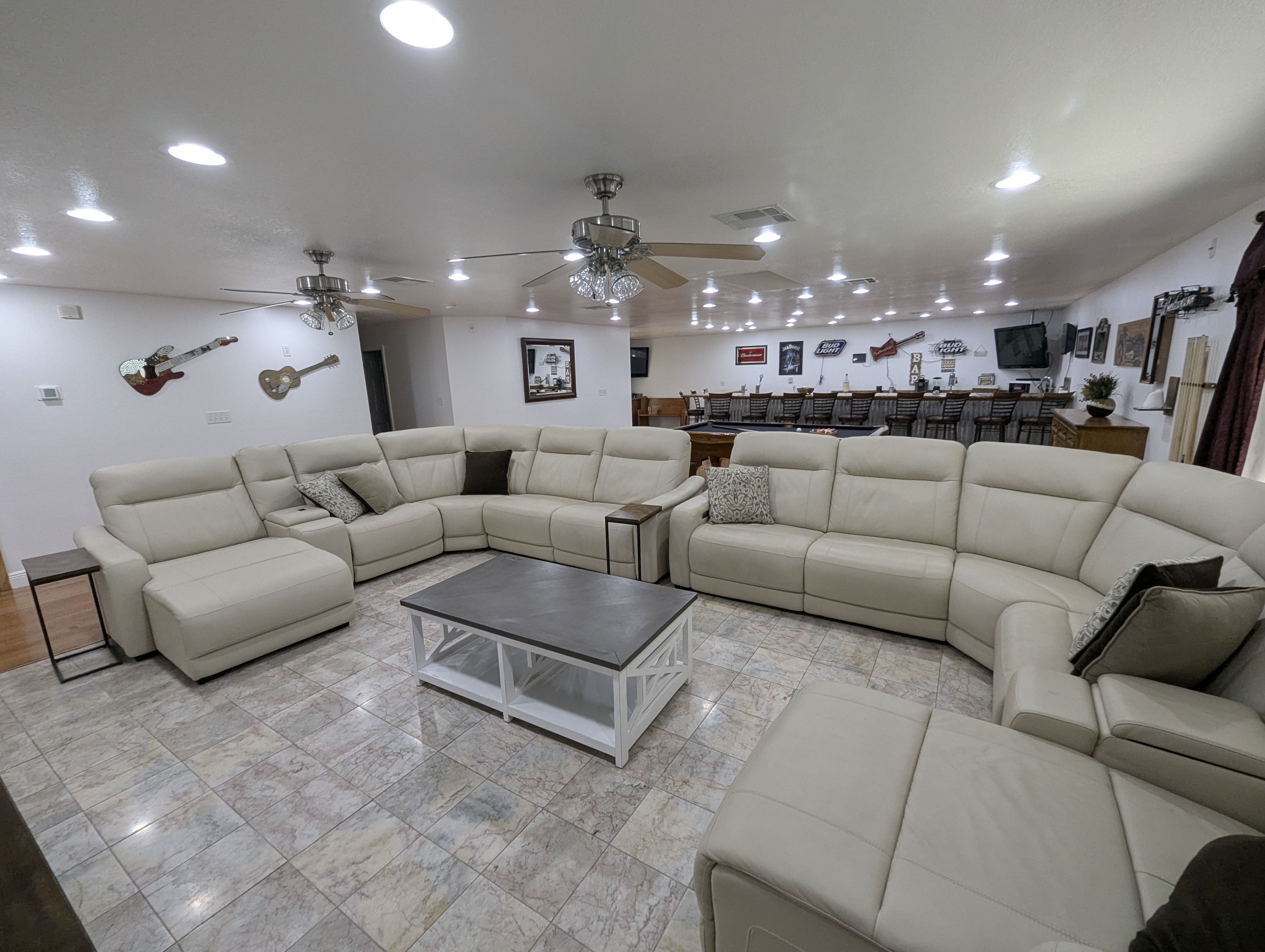 2 large sectional sofas